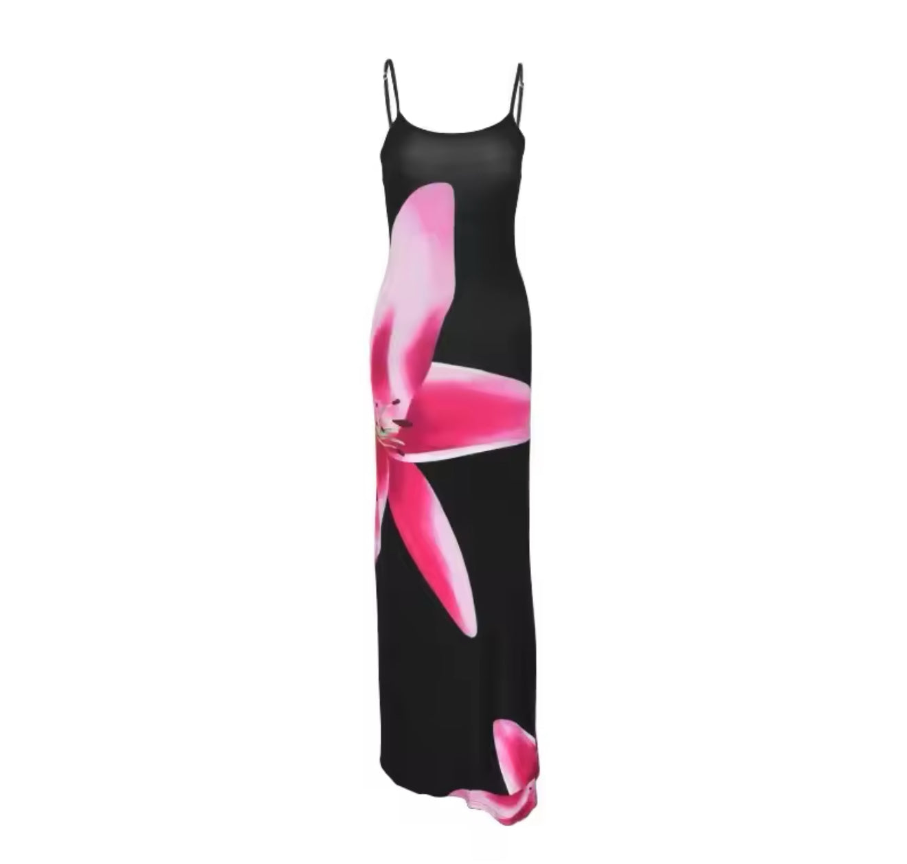 Belle Printed Backless Dress