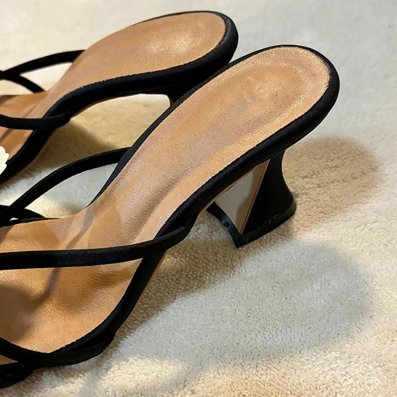 Belle Butterfly Heel Slides