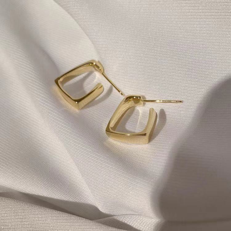 Belle Gold Geometric Earrings