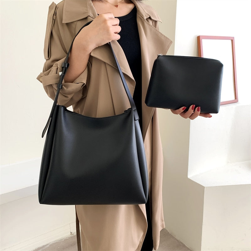 Belle Leather Tote Bag