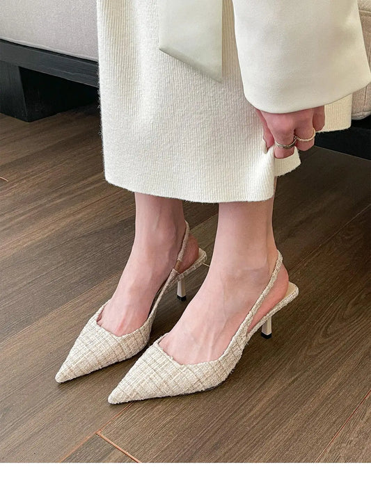 Belle V Pointed Heels