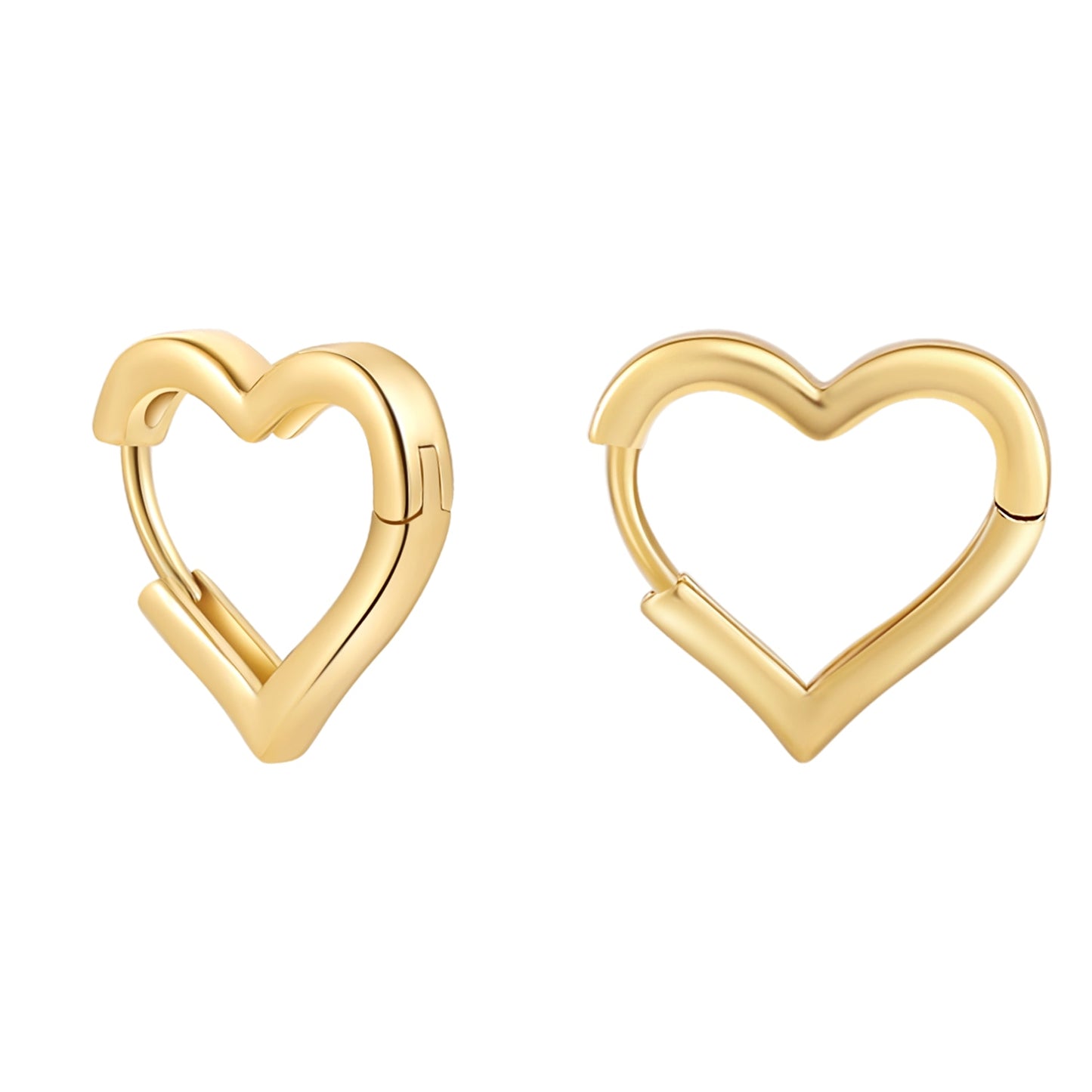 Belle Love Heart Hoop Earrings