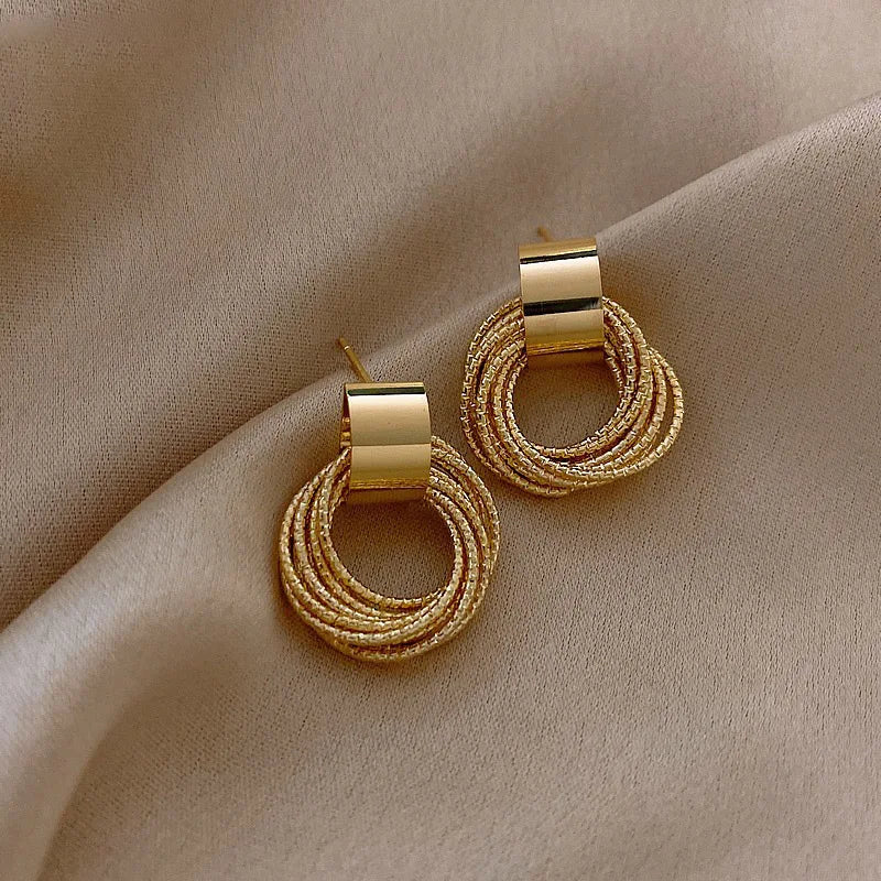 Belle Multiple Small Circle Earrings