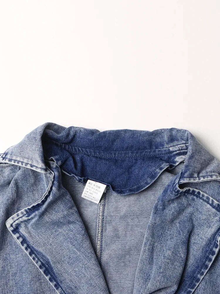 Belle Loose Denim Trench