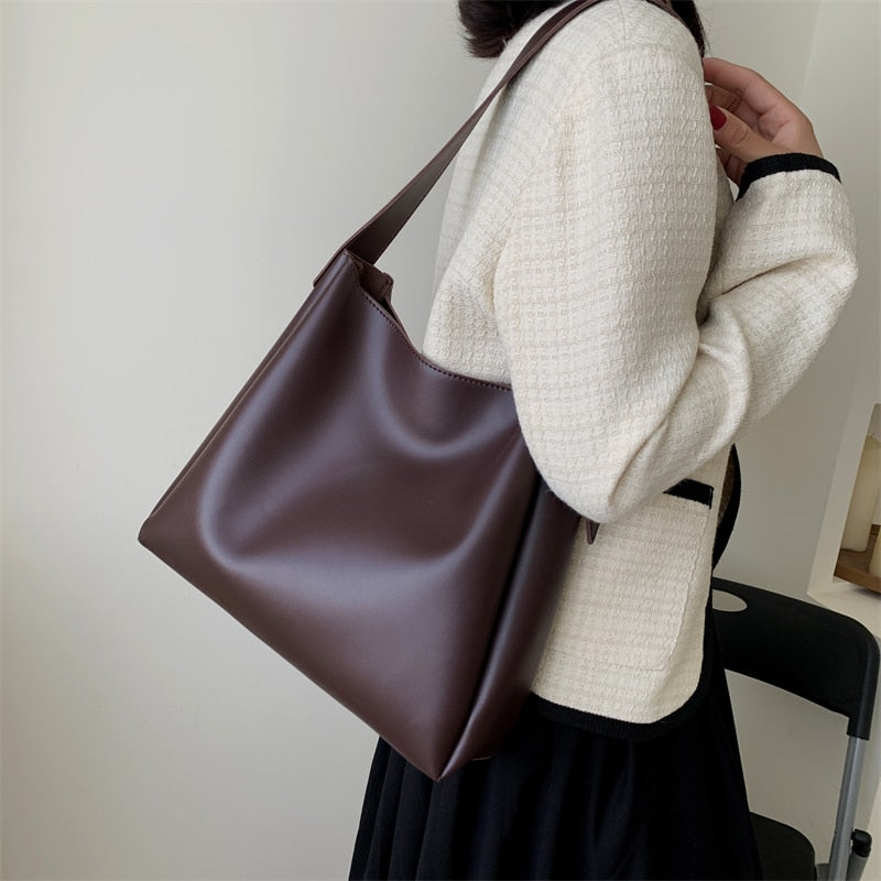 Belle Leather Tote Bag