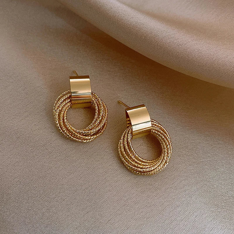 Belle Multiple Small Circle Earrings