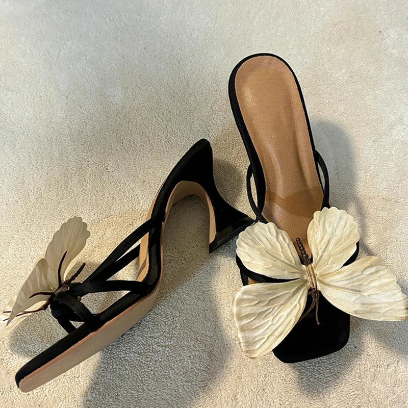 Belle Butterfly Heel Slides