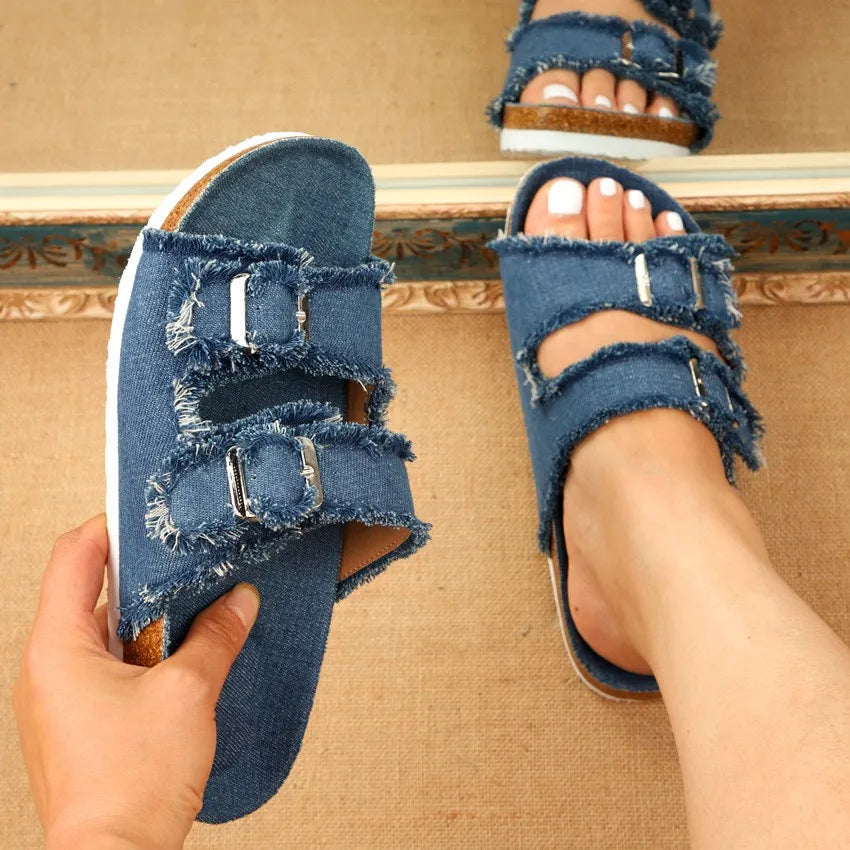 Belle Denim Style Sandals