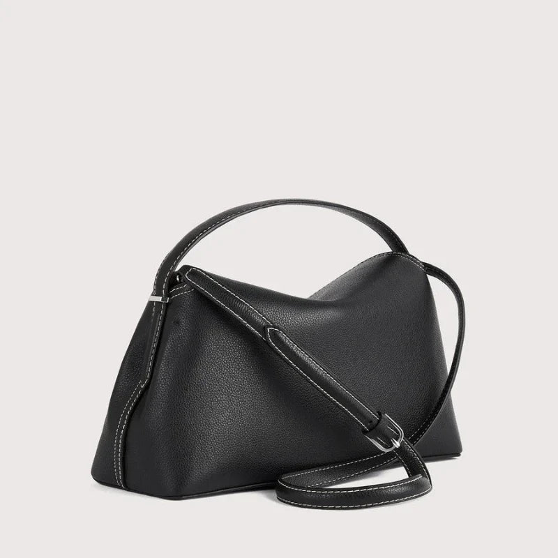 Belle Leather Grain T-Lock Bag