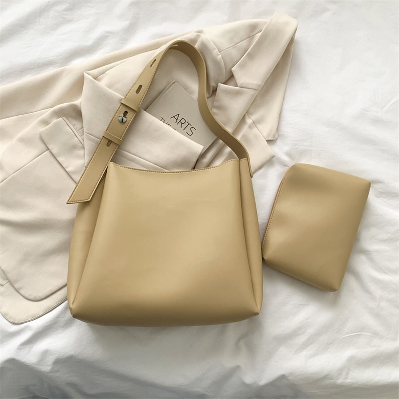 Belle Leather Tote Bag